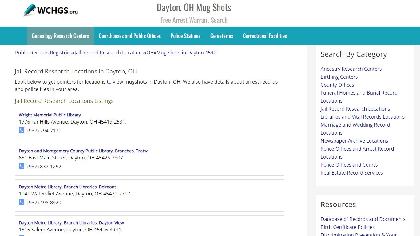 Dayton, OH Mug Shots - Free Arrest Warrant Search